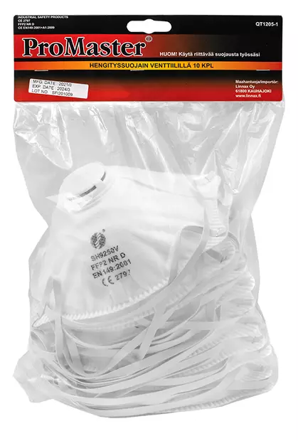 Hengityssuojain FFP2 10 kpl - Hengityssuojaimet - QT1205-1 - 2