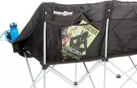 Brunner kahden istuttava sohva Action, musta - Retkituolit - 0404041NC03 - 2