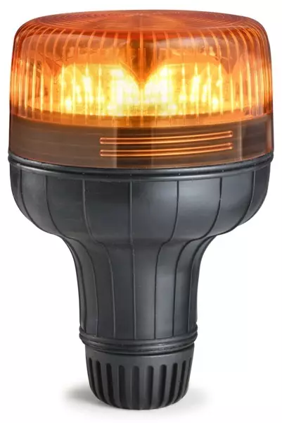 Keltainen huomiovalo vilkkuva 116x166 mm 12-24V - Valomajakat ja huomiovalot - 380-EVOF-FLX - 1